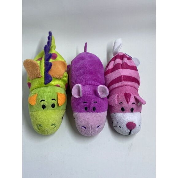 Lot of Flipzees (3) Giraffe, Alligator, Pink Rhino,Cow, Blue Dog, Pink Cat - Picture 2 of 7